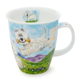 ダヌーン マグ NEVIS 高原で一休み ウェスティ HIGHLAND ANIMALS WESTIE Dunoon Mug 【正規販売代理店 マグカップ ギフト 結婚祝い プレゼント 贈り物 父の日】【食器 カトラリー】【ギフト】