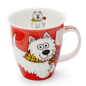 ダヌーン マグ NEVIS お転婆ウェスティ HIGHLAND GANG Westie Dunoon Mug 【正規販売代理店 マグカップ ギフト 結婚祝い プレゼント 贈り物 父の日】【食器 カトラリー】【ギフト】