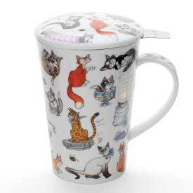 ダヌーン マグ SHETLAND SET 猫の合唱（蓋付き） CATASTROPHE Dunoon Mug 【正規販売代理店 マグカップ ギフト 結婚祝い プレゼント 贈り物 父の日】【食器 カトラリー】【ギフト】