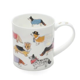 ダヌーン マグ ORKNEY コーギーのファッションショー DASHING DOGS CORGI Dunoon Mug 【正規販売代理店 マグカップ ギフト 結婚祝い プレゼント 贈り物 父の日】【食器 カトラリー】【ギフト】