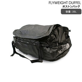 【10％OFFクーポン！4/26 9:59マデ】ザ・ノース・フェイス FLYWEIGHT DUFFEL ボストンバッグ グレー/ブラック THE NORTH FACE 【ノースフェイス ダッフルバッグ フライウェイト 折りたたみ コンパクト 軽量 アウトドア】【アウトドア】