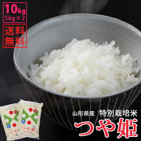 【白米】令和7年山形県産特別栽培米つや姫 10kg(5kg×2)【自社精米工場直送】【特A・一等米】【送料無料】
