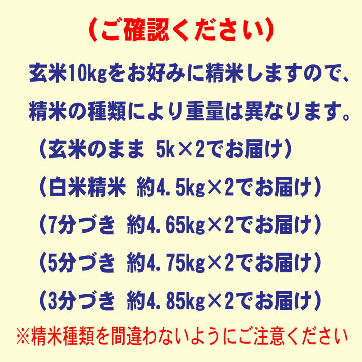 楽天市場】分つき米 玄米 7分づき 5分づき 米10kg (5kg×2) コシヒカリ 