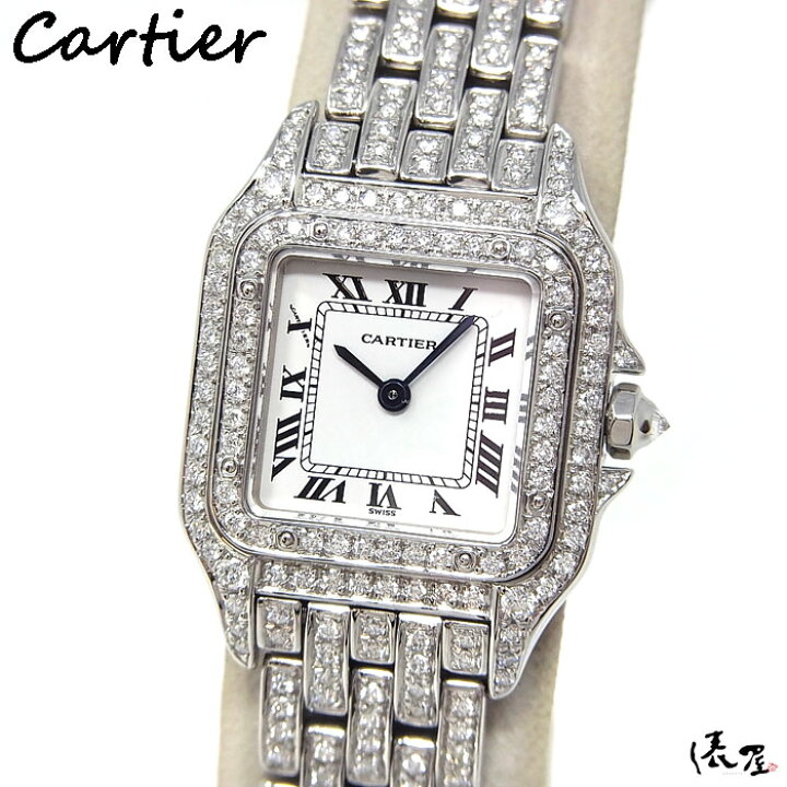 楽天市場】【ダイヤブレス】カルティエ パンテールSM フルダイヤ【極美  
