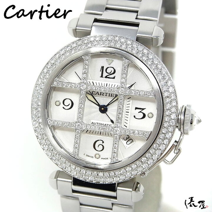 楽天市場】【ダイヤモデル】カルティエ パシャグリッド 38mm 【加工後 