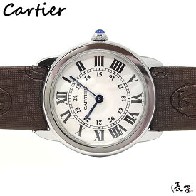 【保証書あり】 カルティエ ロンドソロ SM 【極美品】 レディース 腕時計 【送料無料】 Cartier RONDE SOLO 時計 中古