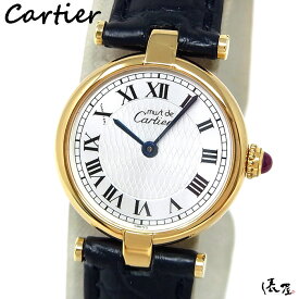 5月23日〜27日迄！最大46倍ポイント！【1847本限定】 カルティエ マストヴァンドーム 150周年記念モデル 【オーバーホール済】 ヴィンテージ レディース 腕時計 【送料無料】 Cartier vendome 時計 中古