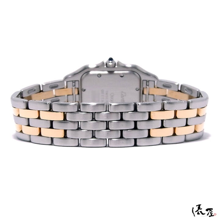 楽天市場】【極美品】 カルティエ パンテール MM 2ROW K18×SS  
