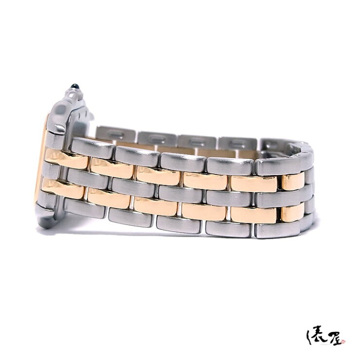 楽天市場】【極美品】 カルティエ パンテール MM 2ROW K18×SS 