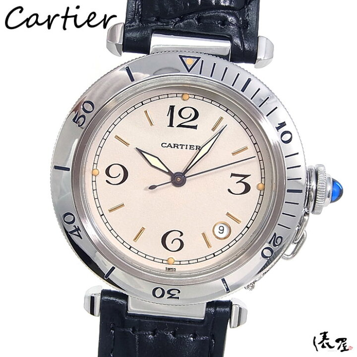 楽天市場】【オーバーホール済み】 カルティエ パシャ 38mm 自動巻 