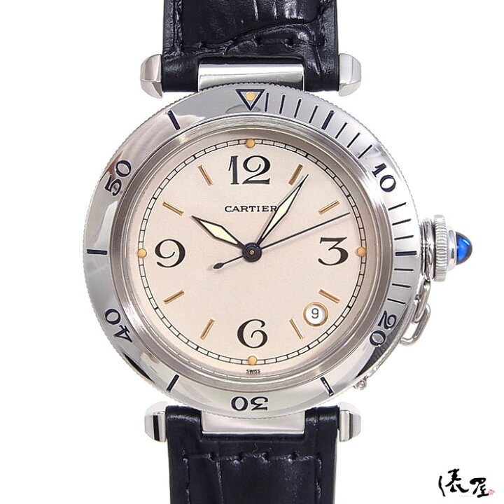 楽天市場】【オーバーホール済み】 カルティエ パシャ 38mm 自動巻 