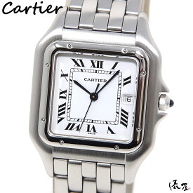 【国際保証書】カルティエ パンテール LM 極美品【廃盤モデル】メンズ 時計 SS QZ 腕時計 【送料無料】 Cartier Panthere 時計 中古