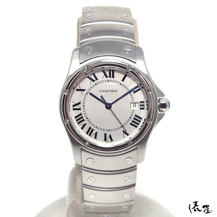 楽天市場】【オーバーホール済】カルティエ サントスロンド MM 【極美  