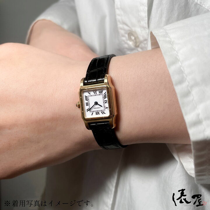 楽天市場】【オーバーホール済】 カルティエ K18 サントス デュモン SM 