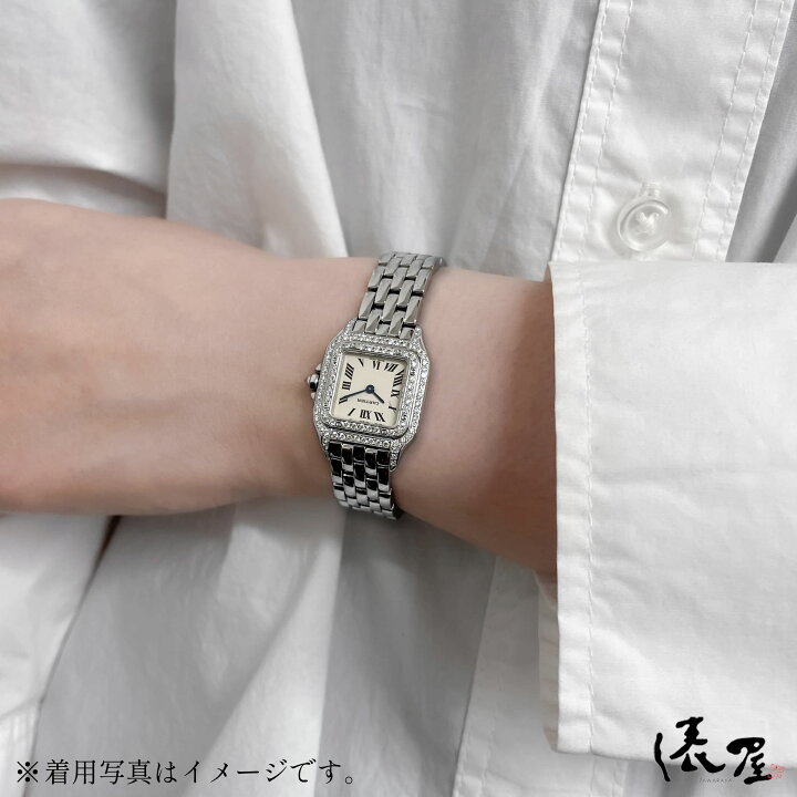 楽天市場】【国際保証書】 カルティエ パンテール SM ダイヤベゼル WG  