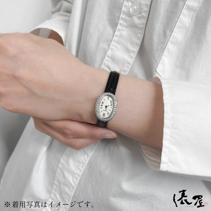 楽天市場】【美品】カルティエ ミニベニュワール ダイヤベゼル【K18WG  