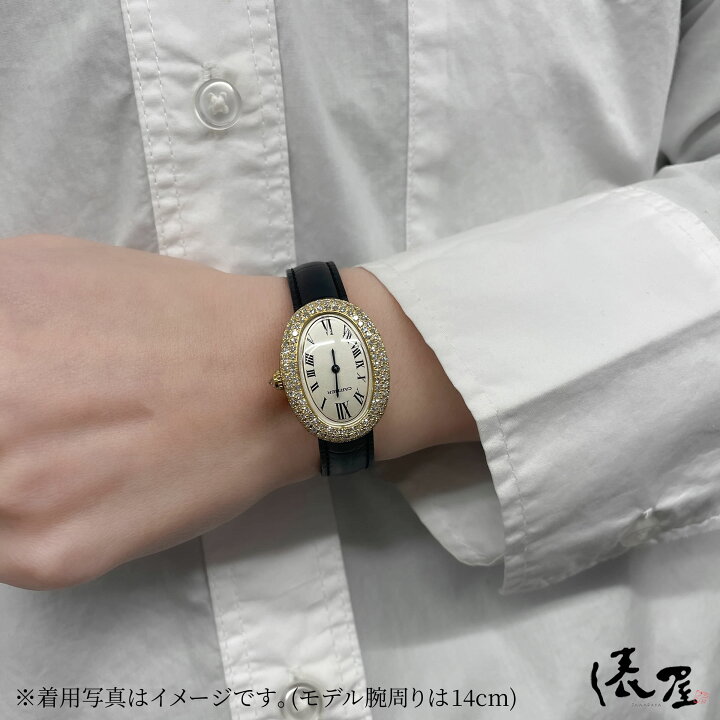 楽天市場】【極美品】 カルティエ ベニュワール ダイヤベゼル 【K18YG 