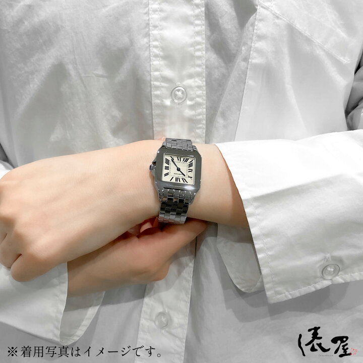 楽天市場】【仕上げ済み】カルティエ サントスドゥモワゼル LM【極美品 