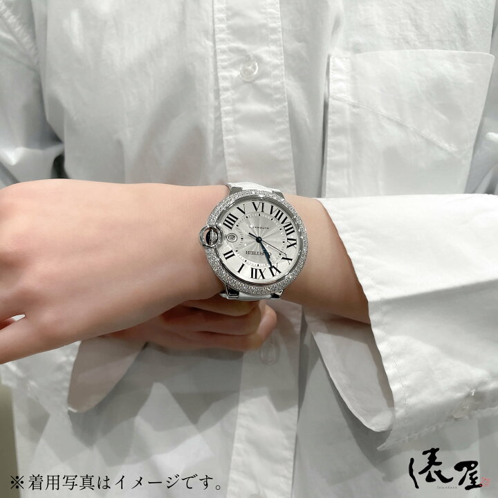 楽天市場】【ダイヤベゼル】カルティエ バロンブルー LM 
