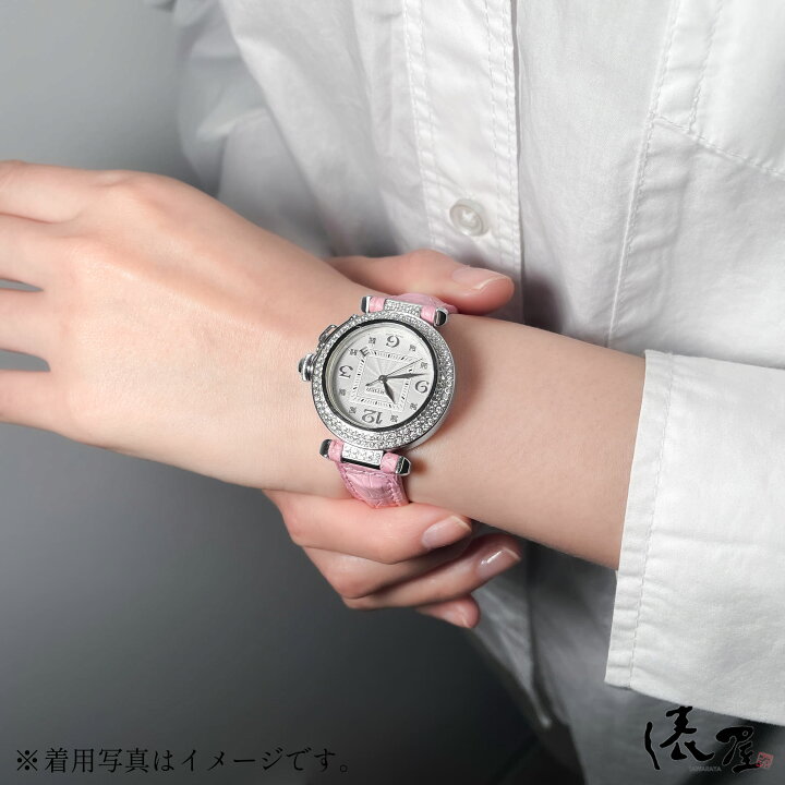 楽天市場】【ダイヤベゼル】カルティエ K18WG パシャ32 自動巻【極美品 