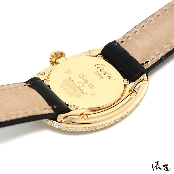 楽天市場】【極美品】 カルティエ ベニュワール ダイヤベゼル 【K18YG 