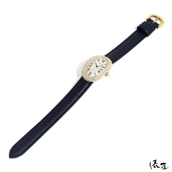 楽天市場】【極美品】 カルティエ ベニュワール ダイヤベゼル 【K18YG 