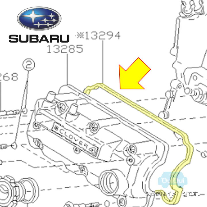 楽天市場】13294KA211【スバル純正】ロッカーカバーガスケット【SUBARU  