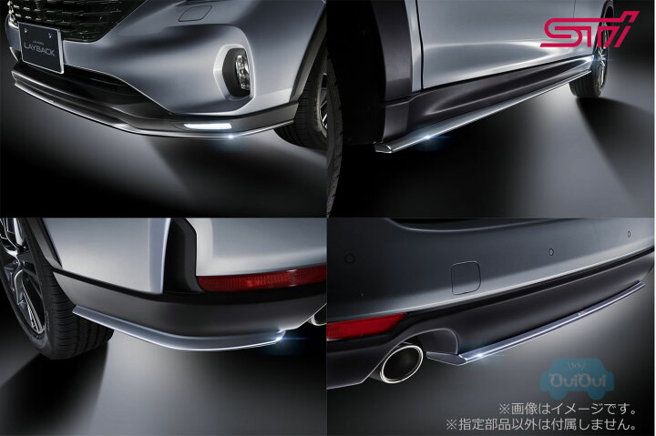 楽天市場】P0017VC933【スバル純正】【福山通運配送】STI エアロ 