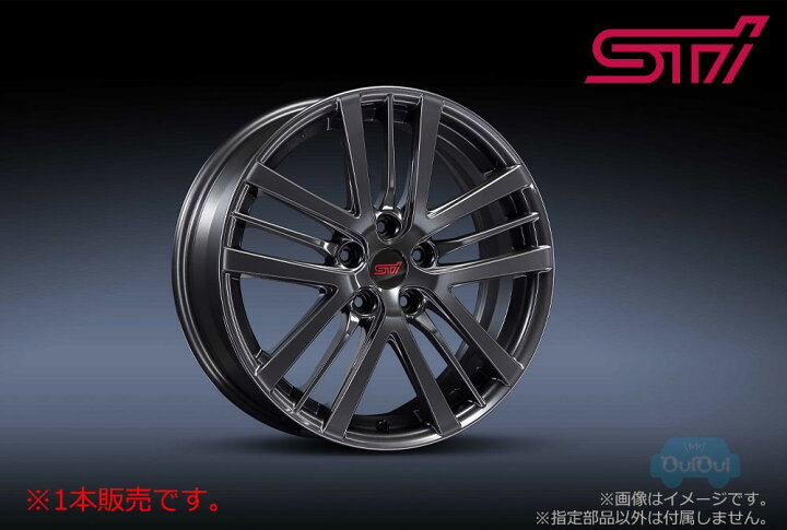 楽天市場】SG217FN010【スバル純正】STI アルミホイールセット18インチ  