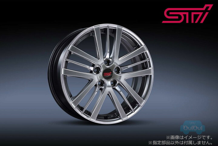 楽天市場】SG217FN100【スバル純正】STIアルミホイールセット17インチ 