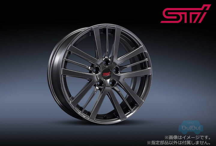 楽天市場】SG217FN110【スバル純正】STIアルミホイールセット17インチ 