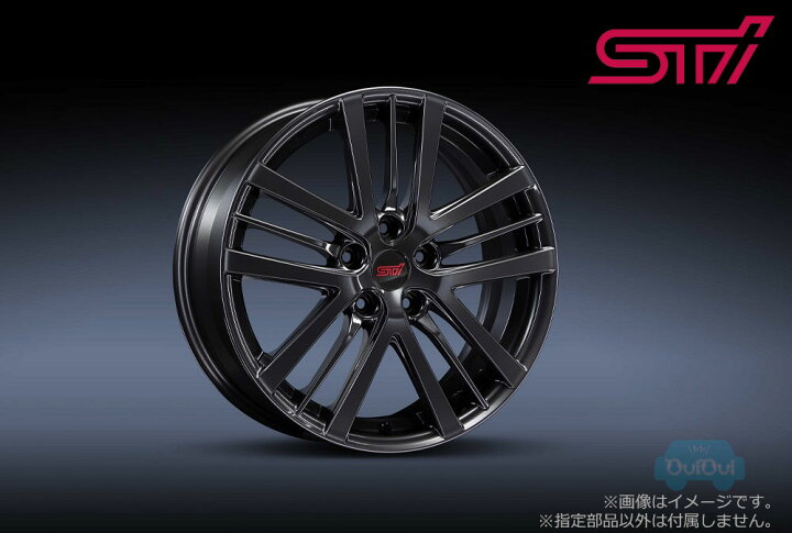 楽天市場】SG217FN120【スバル純正】STIアルミホイールセット17インチ 