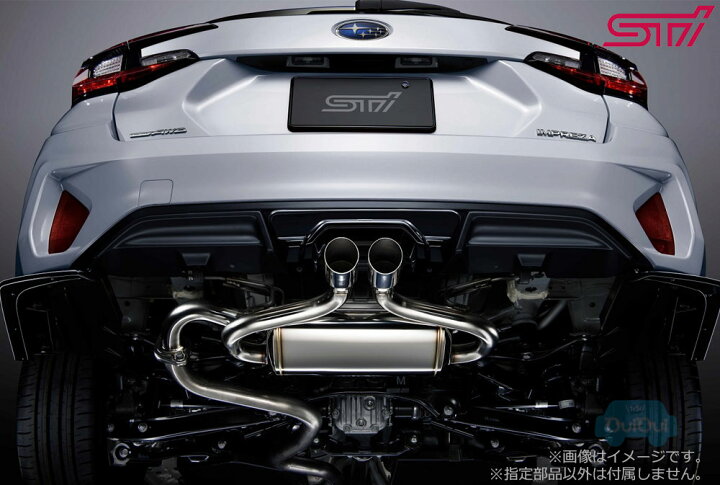 楽天市場】STPKG40G2010※品薄【スバル純正】STIパフォーマンスマフラー 