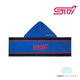 STSG23100030【スバル公式】STIフーデッドタオル フード付きスポーツタオル【SUBARUオンライン】STIロゴグッズ