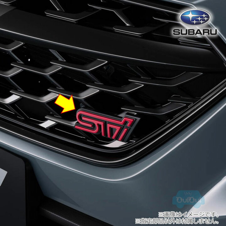 楽天市場】93013VC410※品薄【スバル純正】STIエンブレム /STI 