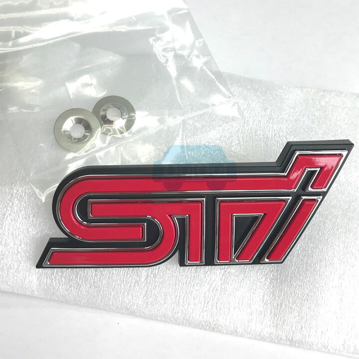 楽天市場】93013CA130【STI-スバル】STIオーナメント/STIエンブレム 