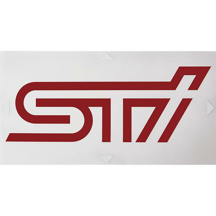 楽天市場】STSG19100930【スバル公式】STIデカールD（チェリーレッド 