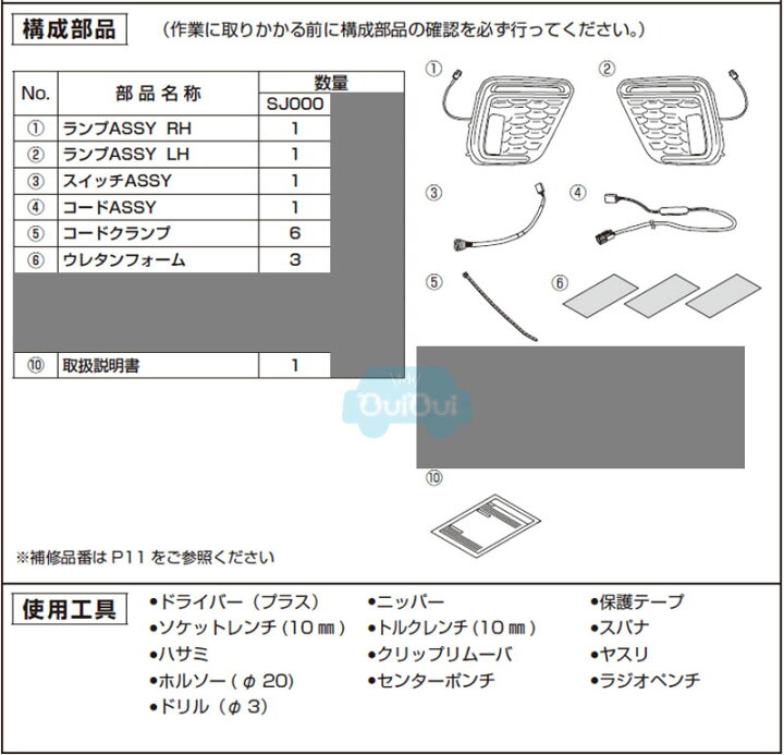 楽天市場 H4517sj000 スバル純正品 代引不可 Ledアクセサリーライナー 左右セット Subaru純正部品 フォレスター Sk Advance用 ちいさなクルマ専門店ウイウイ練馬