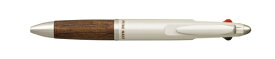 ピュアモルト 3機能ペン　ダークブラウン　オーク材　ノック式ボールペン　シャープペンシル　メール便可