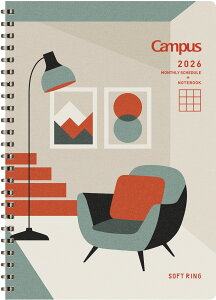 �y�R�N���z�L�����p�X�\�t�g�����O�_�C�A���[�@Campus A5 12���n�܂� �}���X���[ 2026�N �k���ԕ� �~�b�h�Z���`�����[