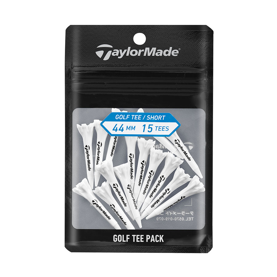 公式ショップ TaylorMade Golf テーラーメイド ゴルフ 15p 営業 45mm 返品交換不可 ゴルフティーパック ホワイト