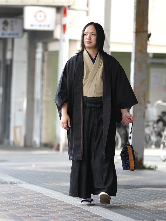 楽天市場】ブラックフライデー 袴 デニム メンズ 馬乗り袴 馬乗袴 男  