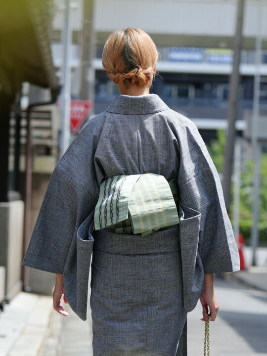 本筑博多献上 正絹小袋帯 押し付けがましく 半巾帯 浴衣帯 華悦 ベージュ地 