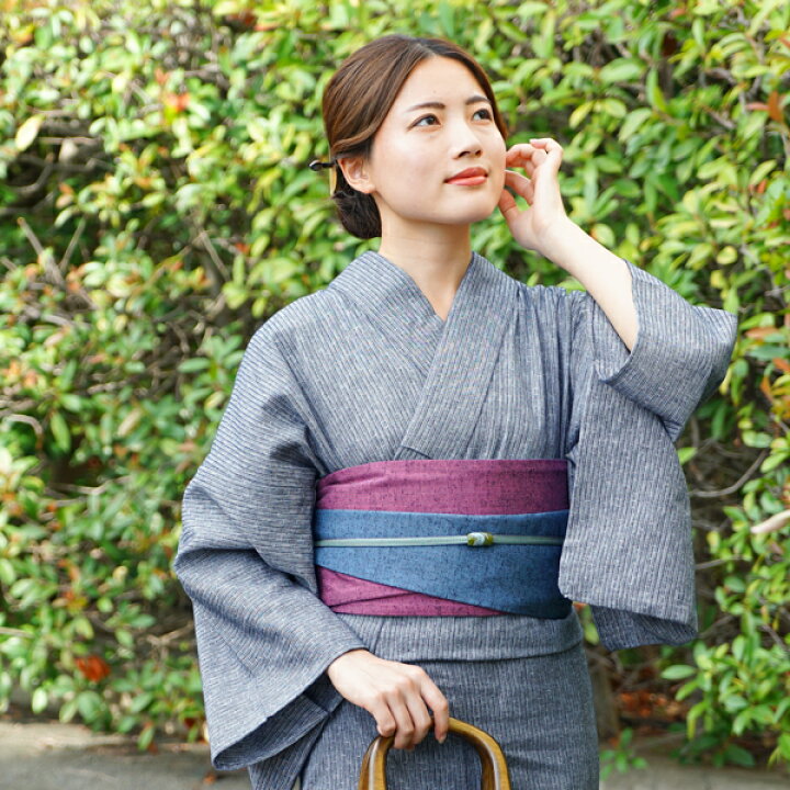 楽天市場】しじら織 レディース 浴衣 六花 ROCCA 久留米 日本製 縦縞  