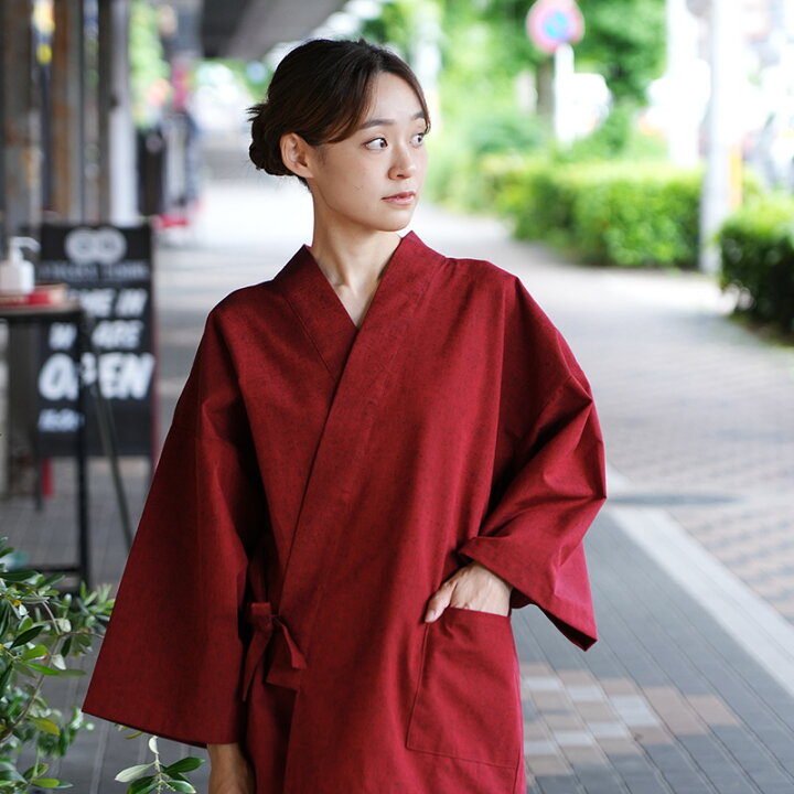 楽天市場】作務衣 レディース 綿100 久留米織作務衣 綿 コットン BOTAN 