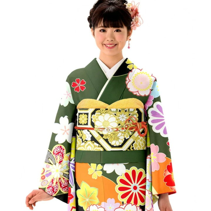 楽天市場】受注販売 振袖 着物 帯 小物 セット ふりそで 成人式 