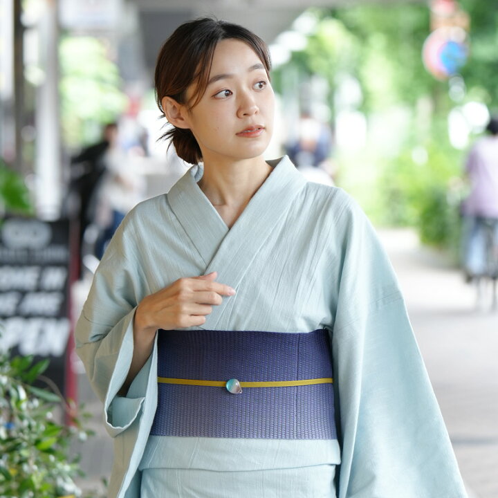 楽天市場】浴衣 大人 シンプル 単品 久留米織 楊柳 着物 レディース 単 