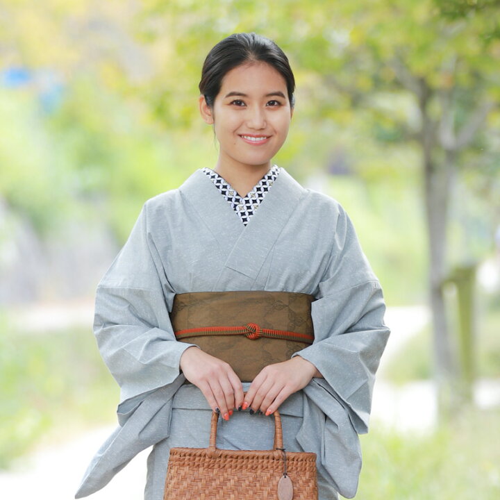 楽天市場】木綿 着物 久留米織 木綿着物 日本製 単衣 洗える着物 お 