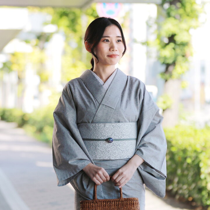 楽天市場】木綿 着物 久留米織 木綿着物 日本製 単衣 洗える着物 お 