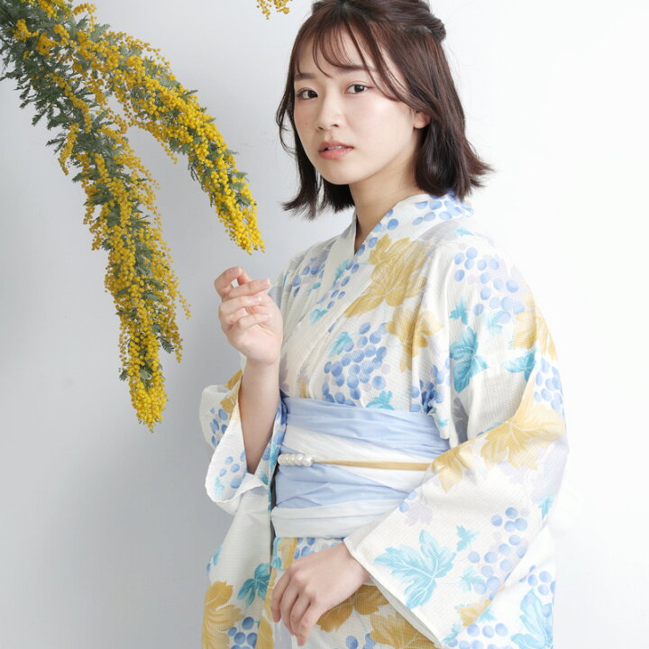 楽天市場】[先行予約10%OFF 6月中旬予定] 二部式浴衣 帯 下駄 3点 